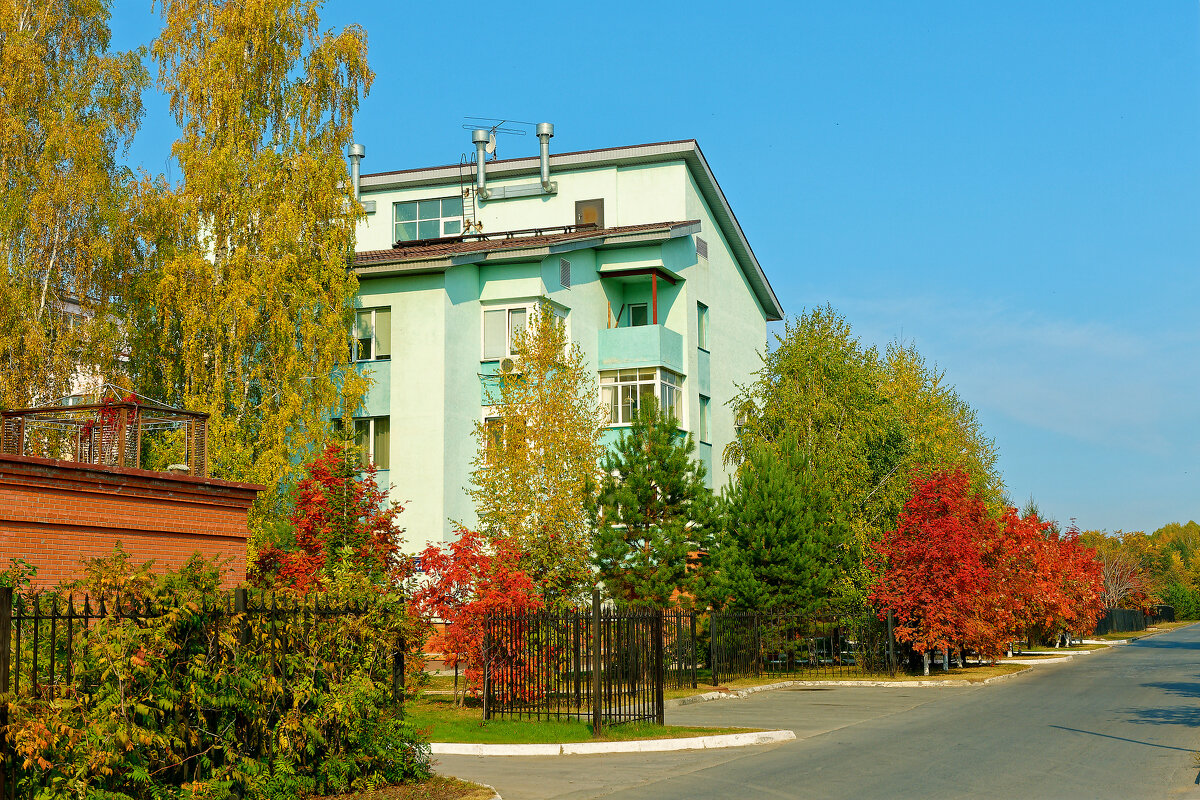 Городские зарисовки, золотая осень на ВАСХНИЛе - Дмитрий Конев