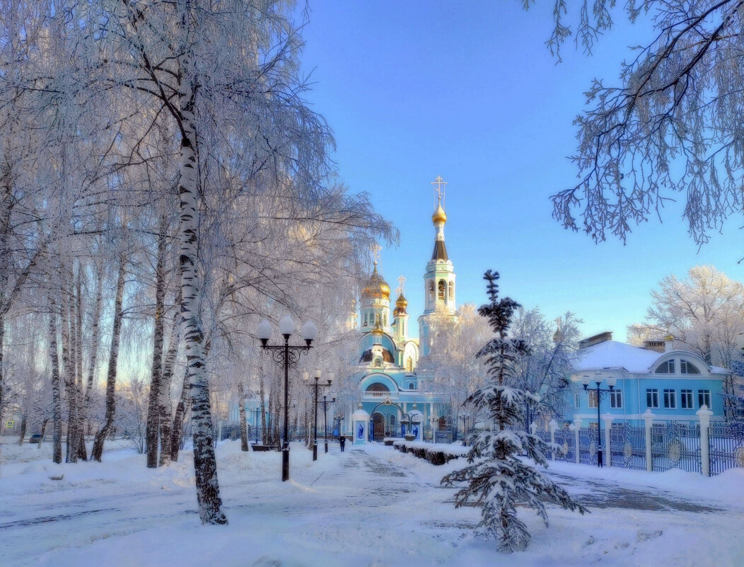 Морозный день у храма Татианы - Ната Волга