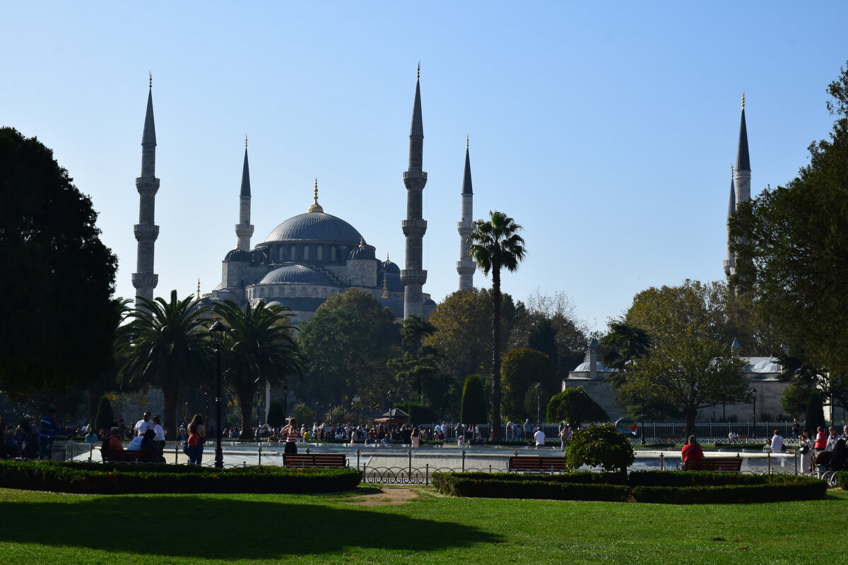 Вид на мечеть Султан Ахмед. Стамбул. - Марина 