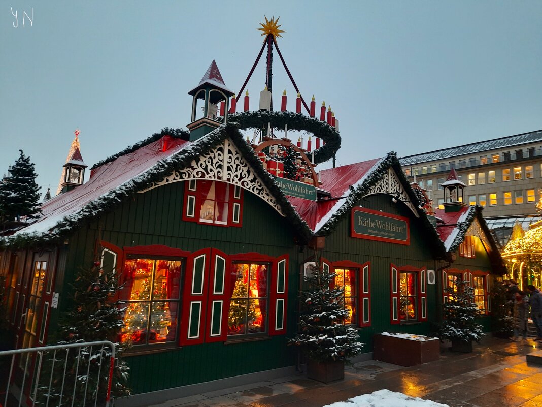 Рождественский базар в Гамбурге - Nina Yudicheva
