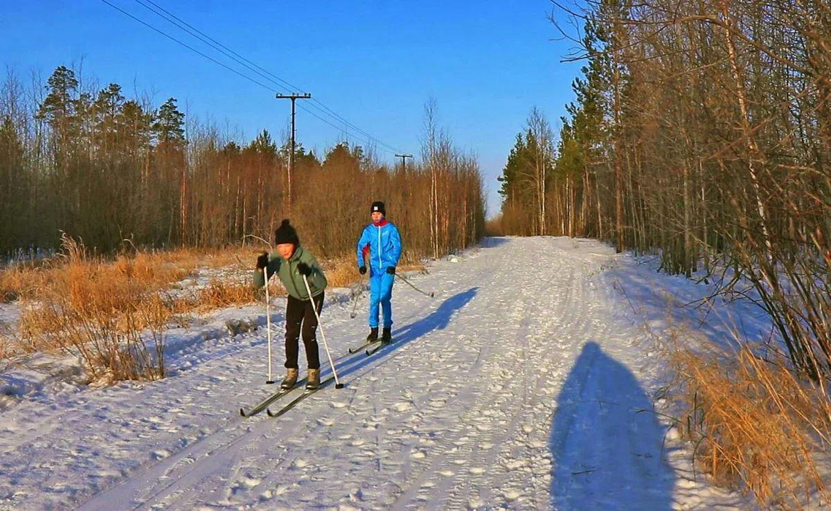 По ноябрьской лыжне... - Владимир 