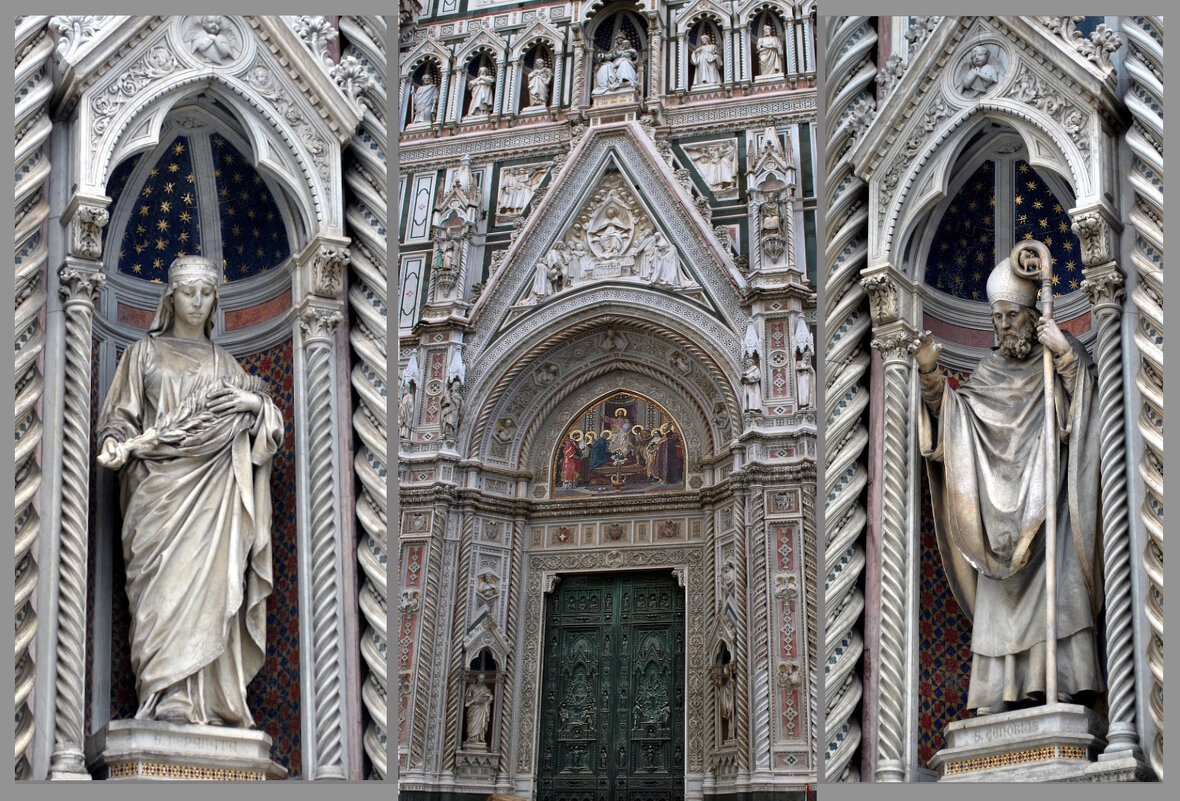 Фасад собора Санта Мария дель Фьоре во Флоренции. - Ольга Довженко