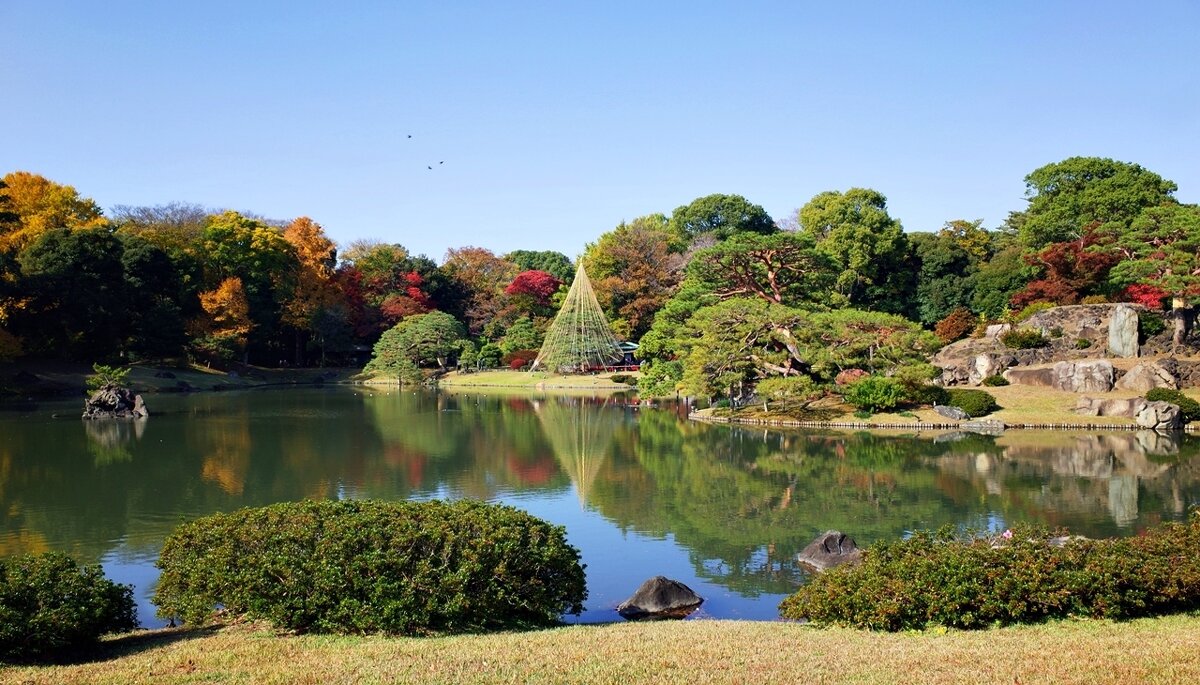 "Сад шести поэм"  Rikugien Gardens Токио Япония - wea *