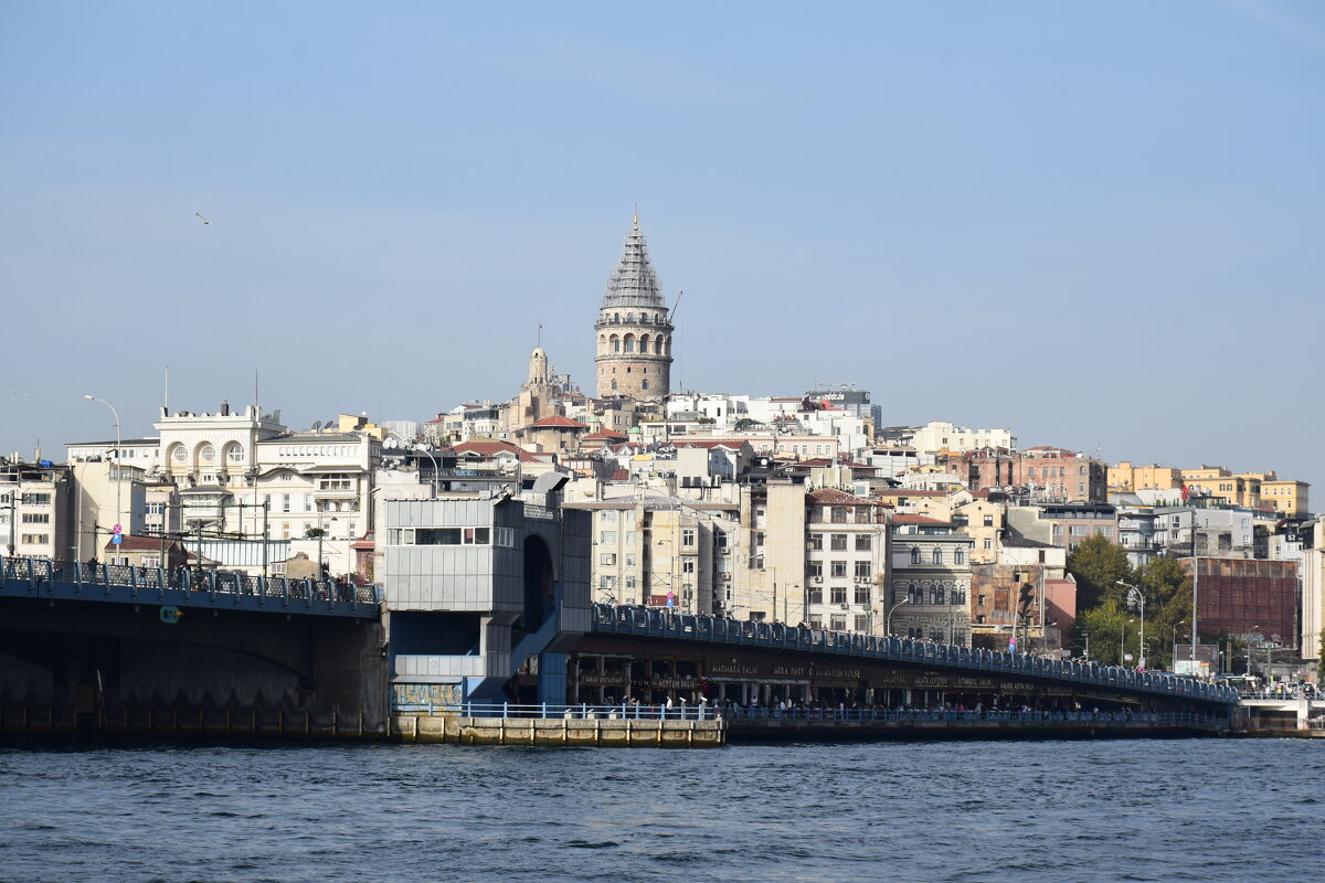 Знаменитый Галатский мост, Стамбул - Марина 