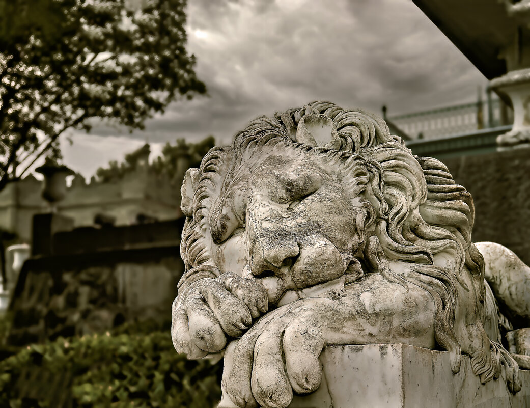 Воронцовский  дворец, спящий лев.. Крым. - Борис 