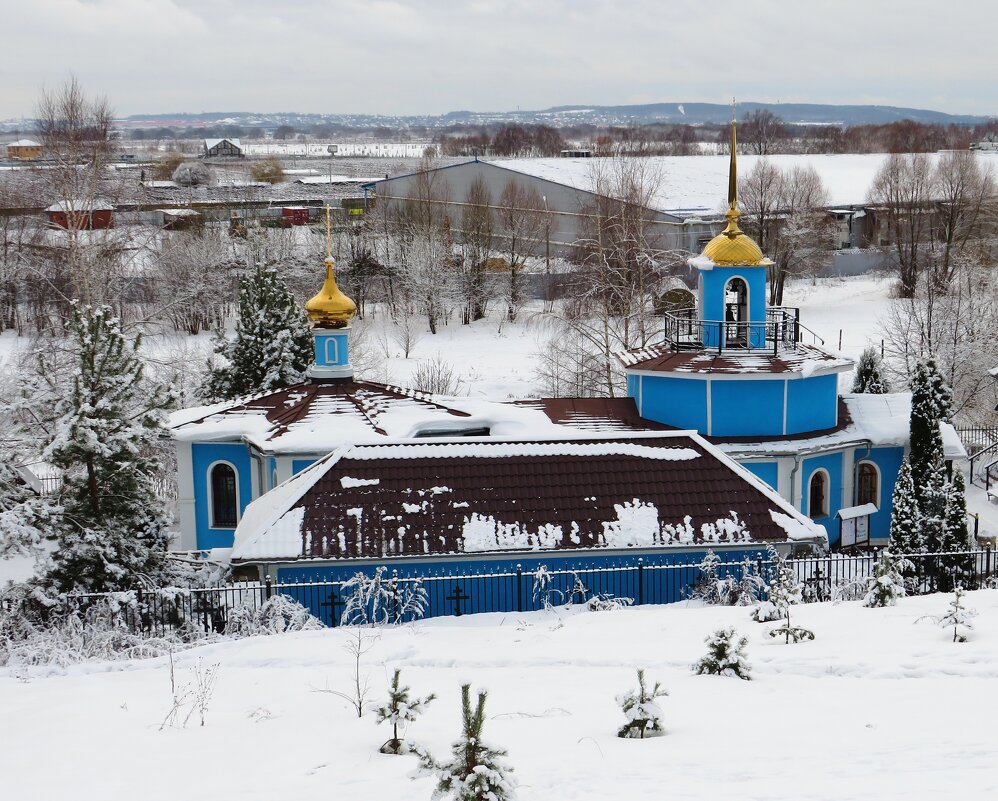 Храм в зимний день - Андрей Снегерёв