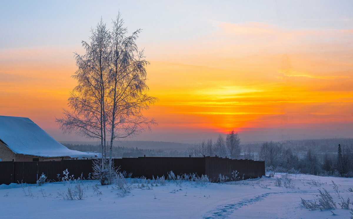 Тёплый зимний вечер - Виктор Садырин