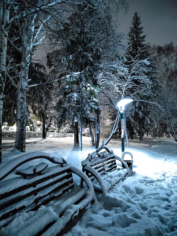вечер, снег - Евгений Фролов