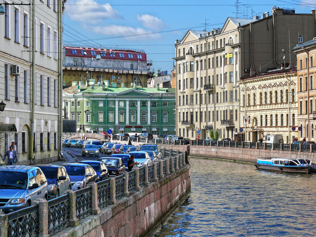 Санкт-Петербург. Вид Мойки в непосредственной близости от квартиры Пушкина - Стальбаум Юрий 