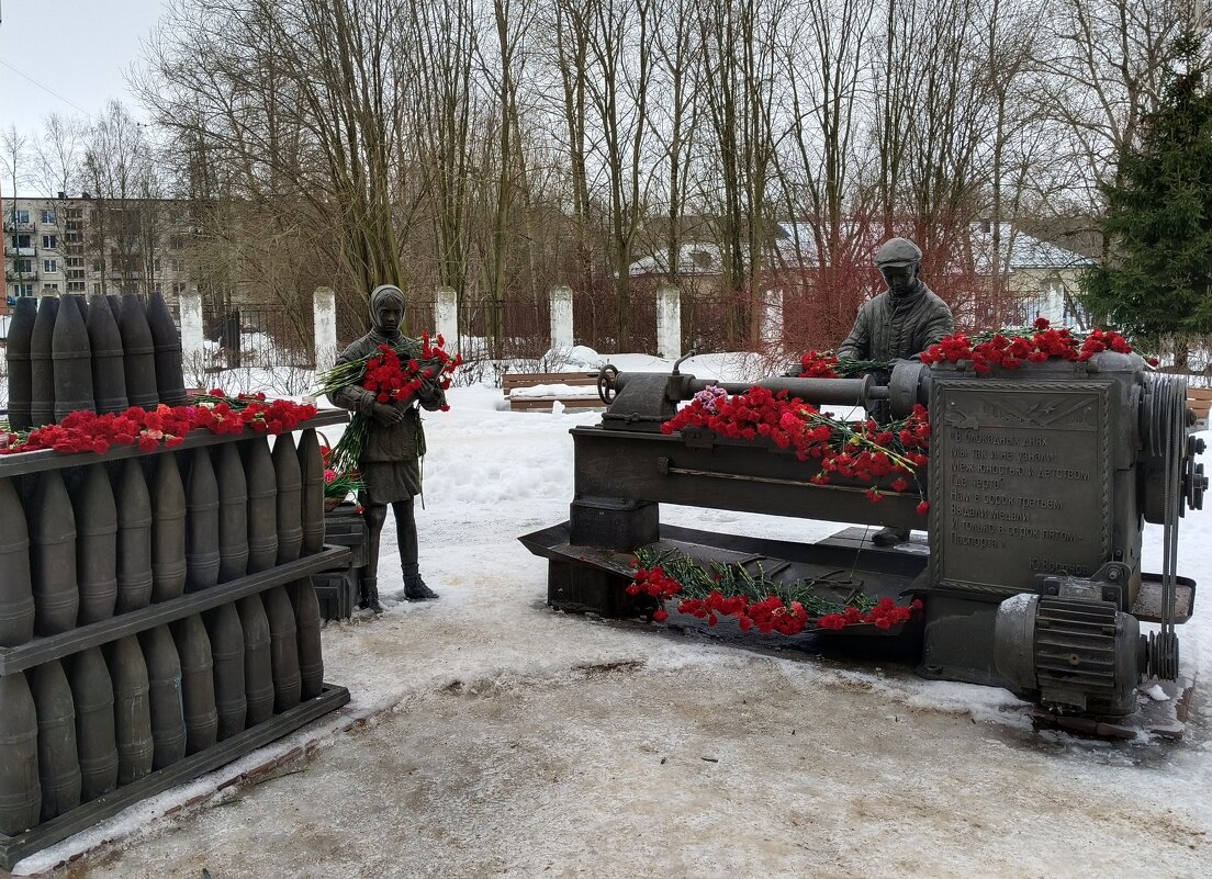 Памятник "Дети войны" в Колпино - Мария Васильева