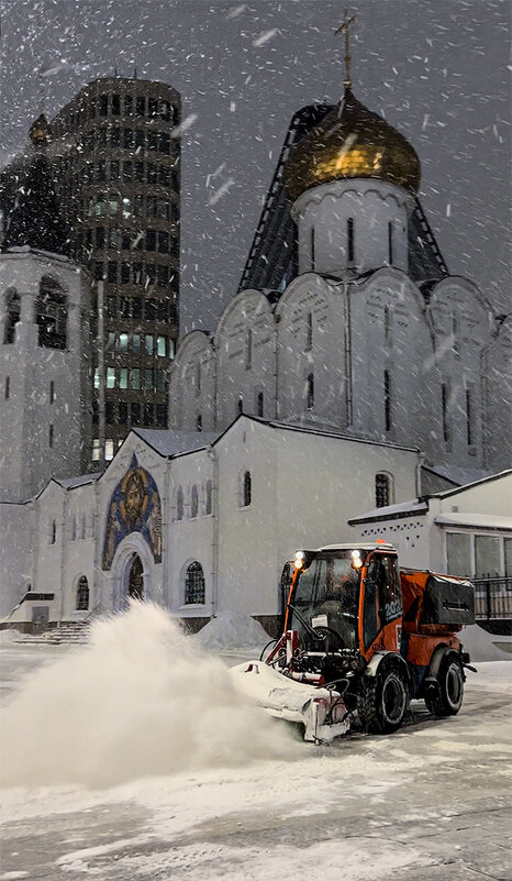 снегопад в столице - Olga Novikova