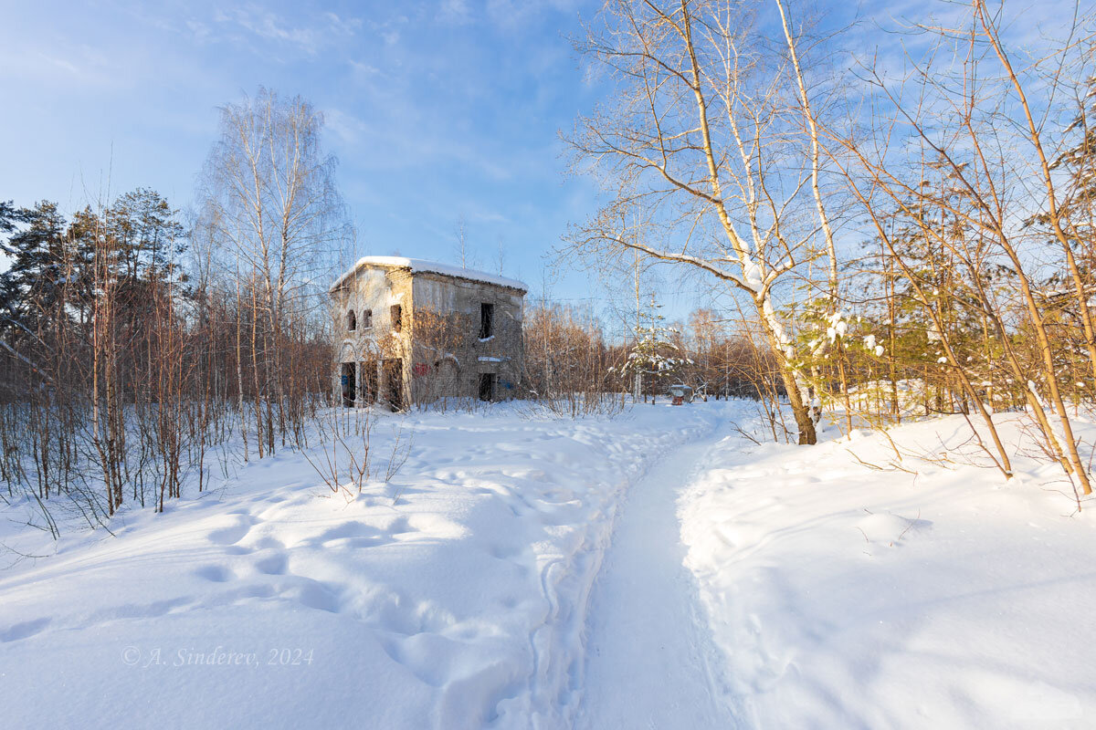 Солнечный день в зимнем парке - Александр Синдерёв