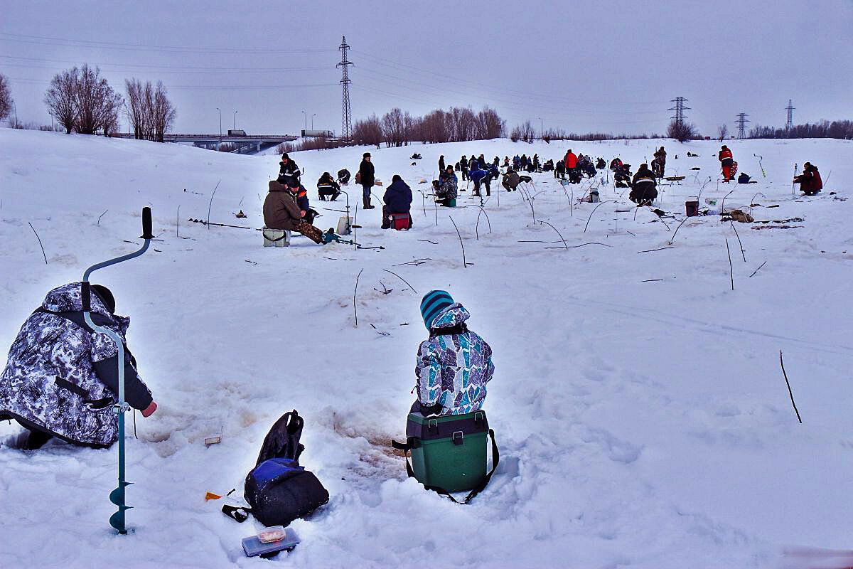 Февраль...Рыбное место на Юганской Оби. - Владимир 