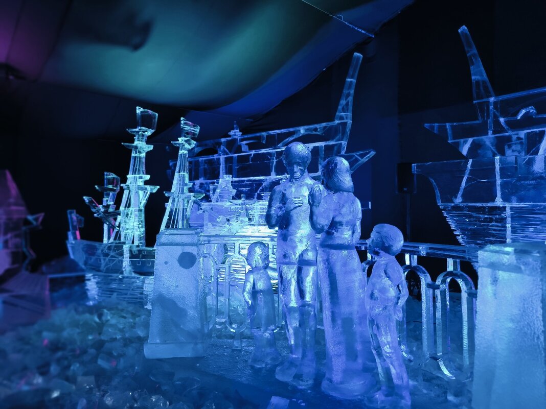 Выставка ледовых скульптур Кроншлёд. - Ольга 