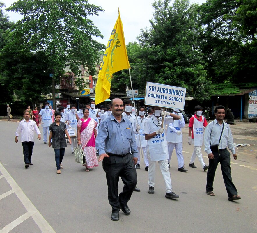 Экологическая демонстрация в г. Роуркела, Индия. - Игорь Матвеев 
