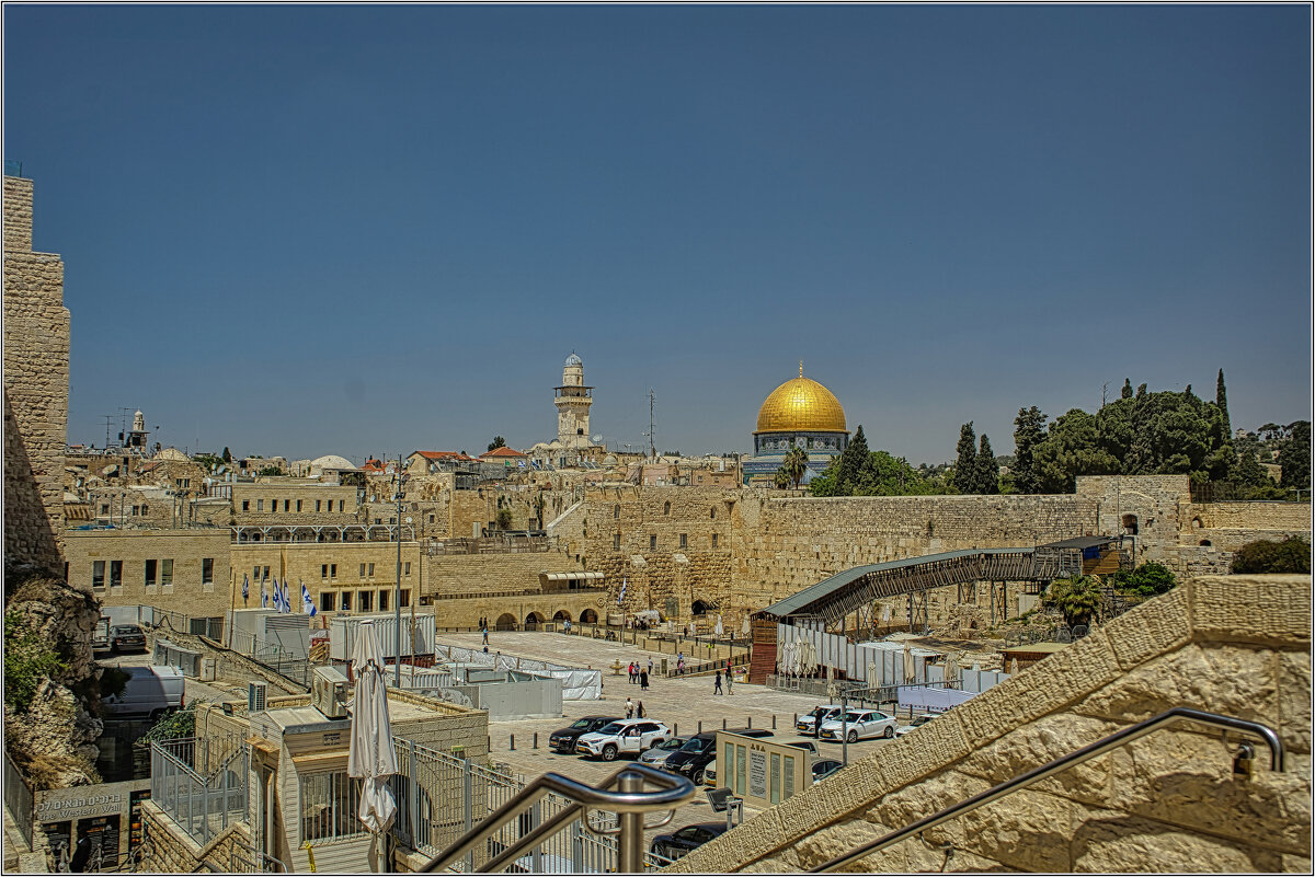 Краски  Израиля* Иерусалим у стены плача ,2023Г - ujgcvbif 
