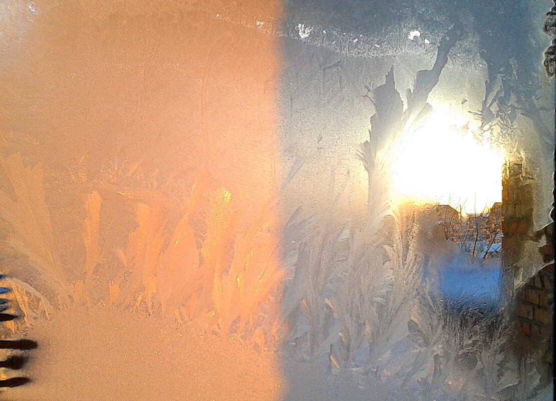 Мороз рисует на стекле. - сергей 