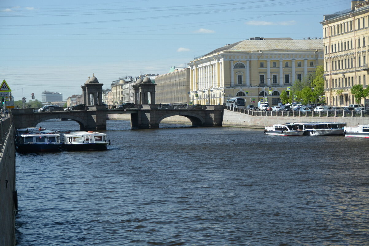 Мост Ломоносова через Фонтанку в Санкт-Петербурге.. - Анастасия Смирнова