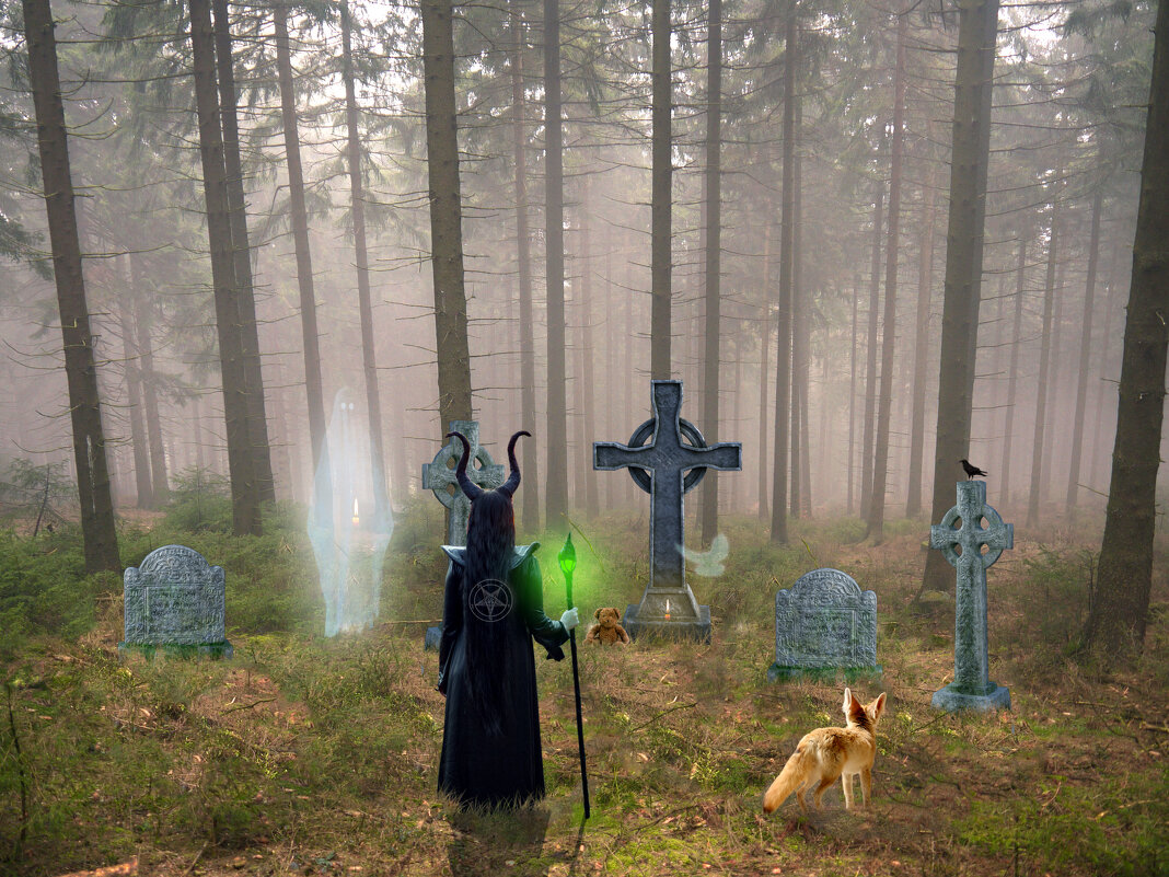 Ведьма на Кладбище ( The Witch in the Cemetery ) - Свечение Язычество