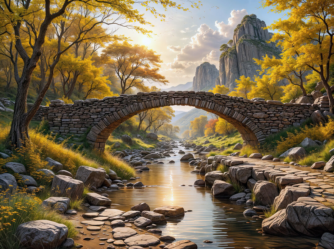 Древний каменный мост - Анатолий Клепешнёв