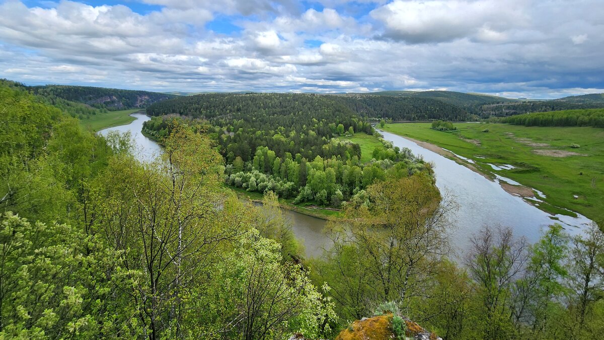 Река Юрюзань со скалы Остош - IMir 