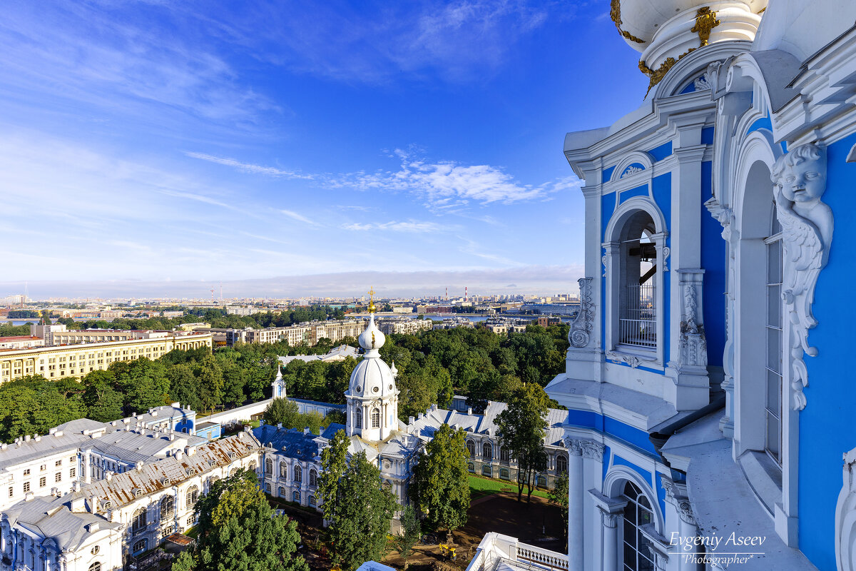 Петербург со смольного собора - Евгений 