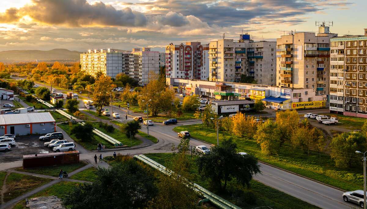 Осенний Комсомольск-на-Амуре. - Виктор Иванович Чернюк