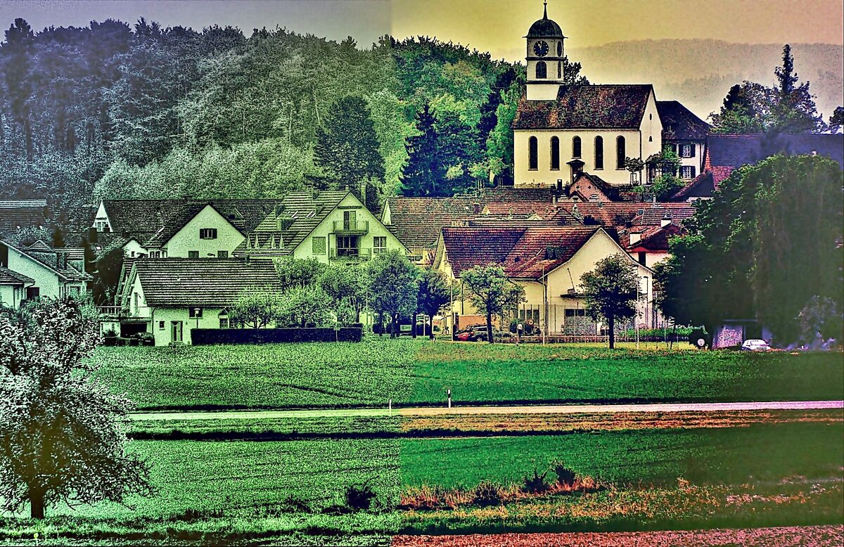 швейцарская деревня - Александр Корчемный