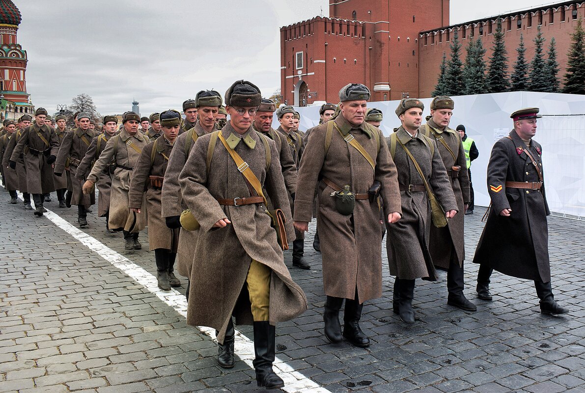 Реконструкция военного парада 7 ноября 1941 года. - Татьяна Помогалова