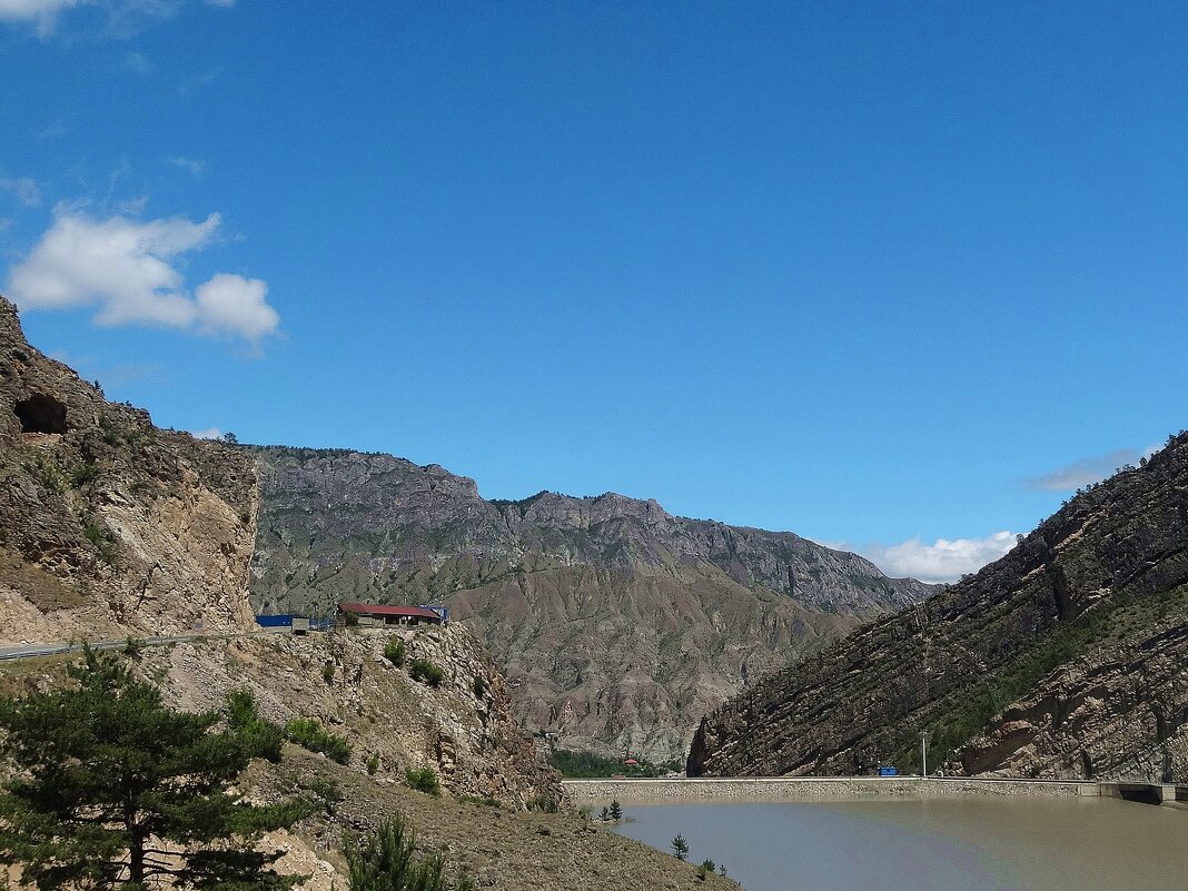 Ирганайская ГЭС, плотина и водохранилище в Дагестане - Лидия Бусурина