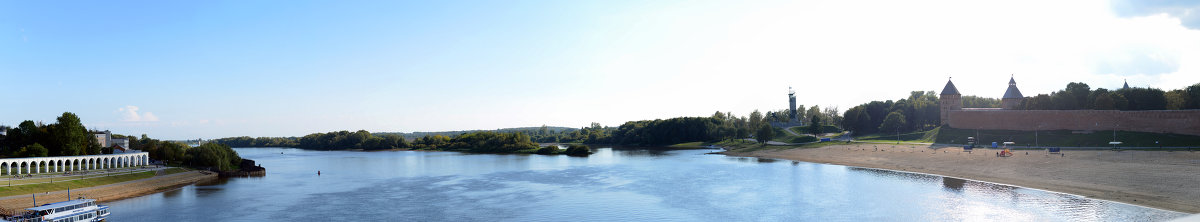 Великий Новгород. Панорама Волхова с Горбатого моста - Юлия Троянова