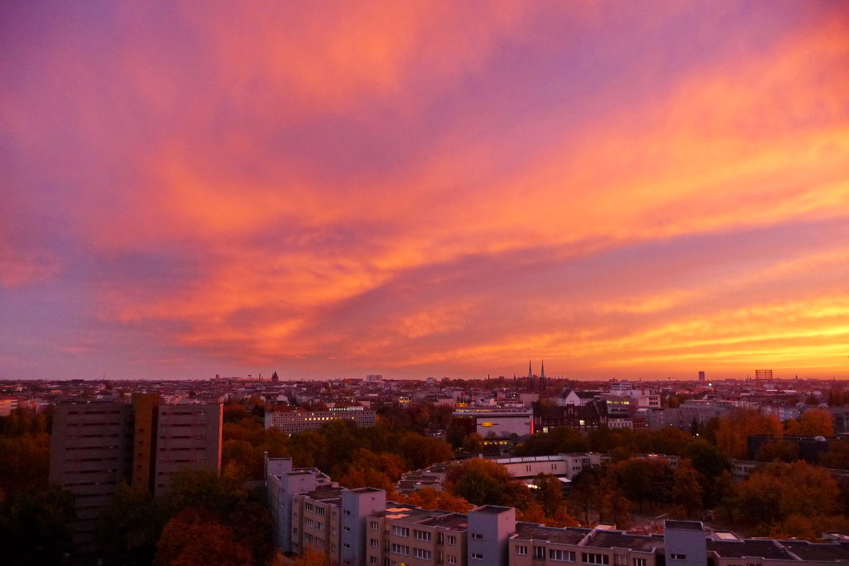 Закат в городе - Eвгения Генерозова