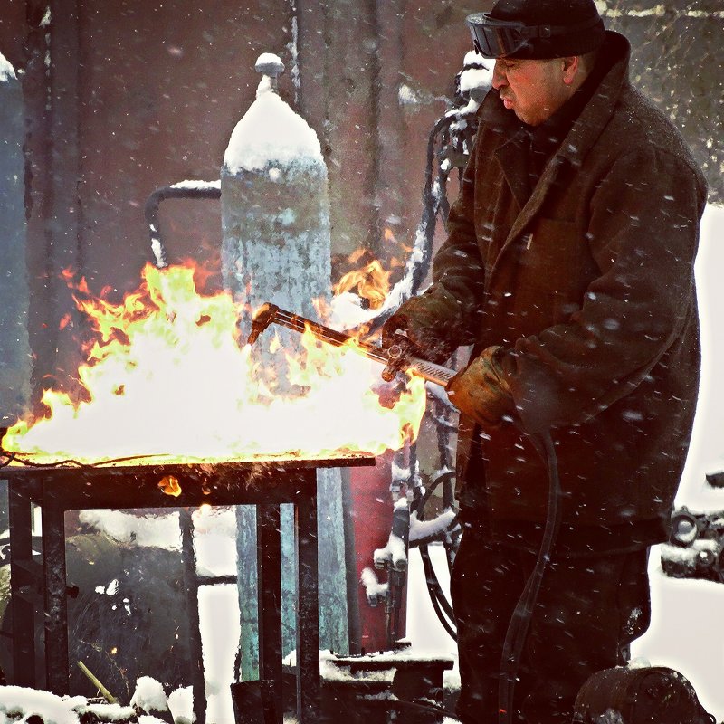 жаркая работа ... - Старцев Николай 