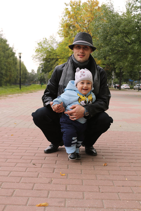 Папа и сын:) - Александра Салыжина