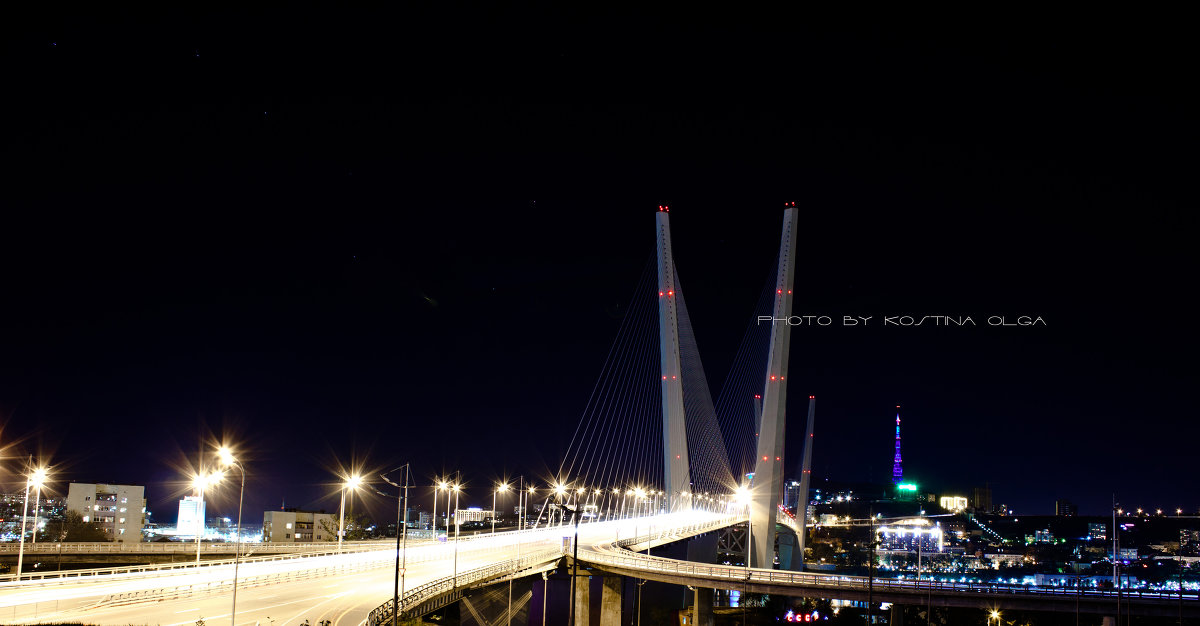 Владивосток. Мост через бухту"Золотой Рог" - Оля 