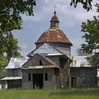 Деревянная церковь 17 века :: Владимир ЯЩУК
