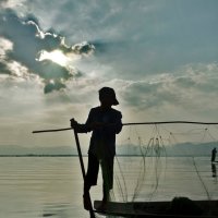 Рыбалка на закате :: Андрей Лукашенко