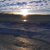 Зимний закат на Балтике (12) :: Сергей Садовничий