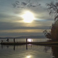 Утро на оз.Банном :: Людмила Комиссарова