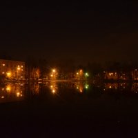 Г.Юбилейный,ночное озеро :: Анастасия Кучина