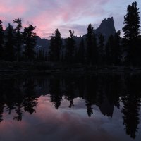 Закат на озере Тёплом :: Сергей Карцев