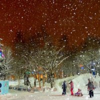 снежный Новый год :: Людмила Романова