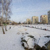 Снег понарошку. :: Сергей Адигамов
