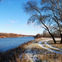 Краски декабря,река Хопёр. :: Владимир Горбунов