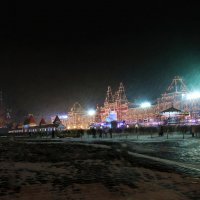моя Столица ночная Москва(снег) :: юрий макаров