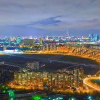 Вид на Москву с высотки Триумф Палас :: Игорь Герман