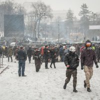 Снегопад на Европейской :: Юрий Матвеев