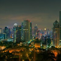 Бангкок, вид на город с тридцать какого-то этажа :: Дмитрий Волков 