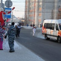эстафета олимпийского огня в Перми :: Антонина Рыбина