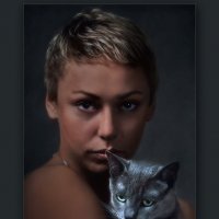 Дама с кошкой... :: Андрей Войцехов